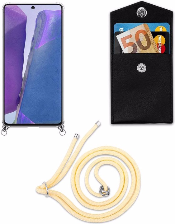 Produktbild Cadorabo TPU Handy Kette SILBER Cover