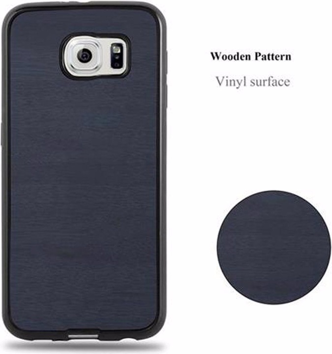 Produktbild Cadorabo TPU Wooden Cover (Samsung Galaxy S6)