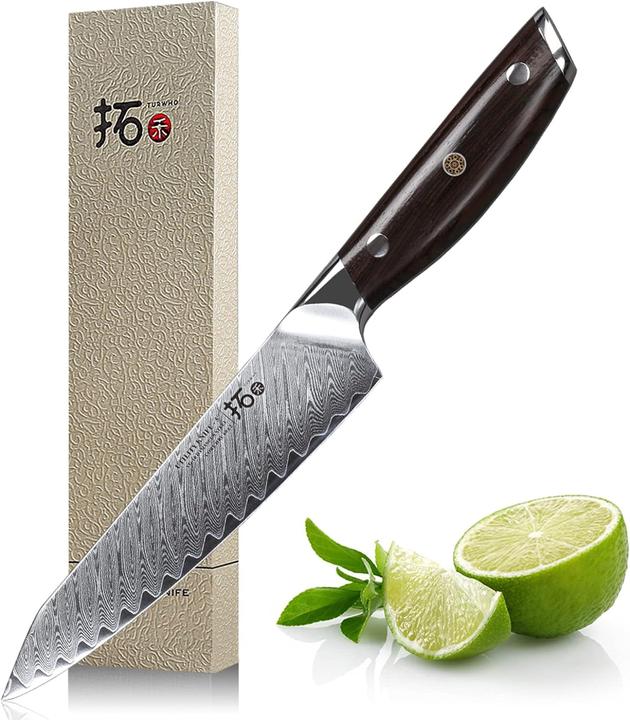 Produktbild Turwho 5 Zoll Damastmesser (13 cm)