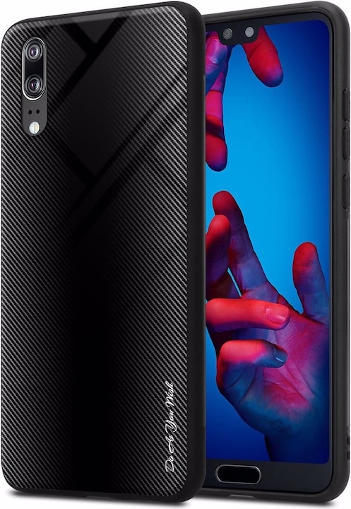 Productafbeelding Cadorabo TPU gestreepte glasplaat (Cubot P20)