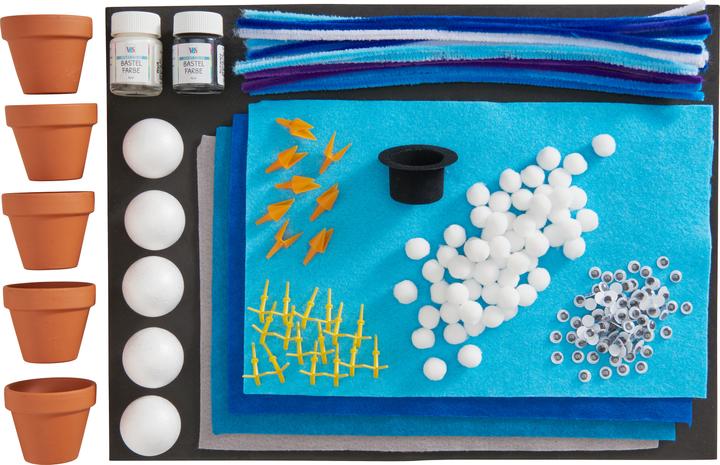 Actual product image VBS Craft set "Penguins", 5 pieces