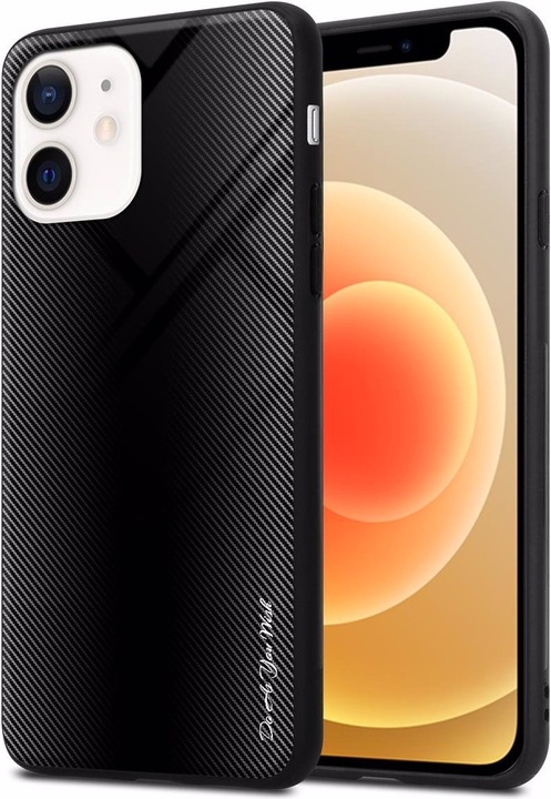 Productafbeelding Cadorabo TPU gestreepte glasplaat (Apple iPhone 12 mini)