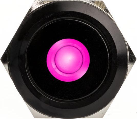 Produktbild DimasTech Vandalismustaster 25mm, Blackline Dot - RGB