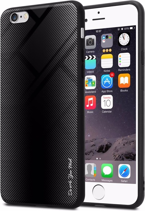 Productafbeelding Cadorabo TPU gestreepte glasplaat (Apple iPhone 6)