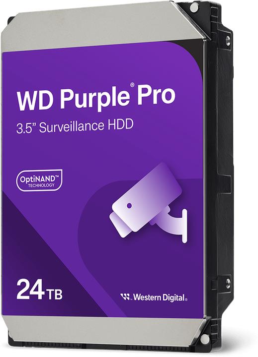 Produktbild WD Purple Pro 24TB SATA 6Gb/s 3.5inch (24 TB, 3.5", CMR)