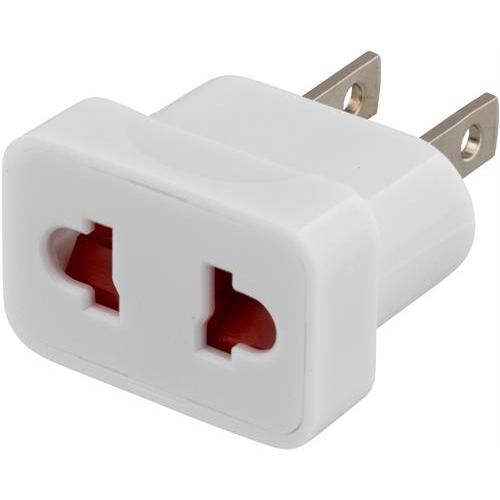 Deltaco GT-400 - stikadapter, USB Ladegerät, Weiss