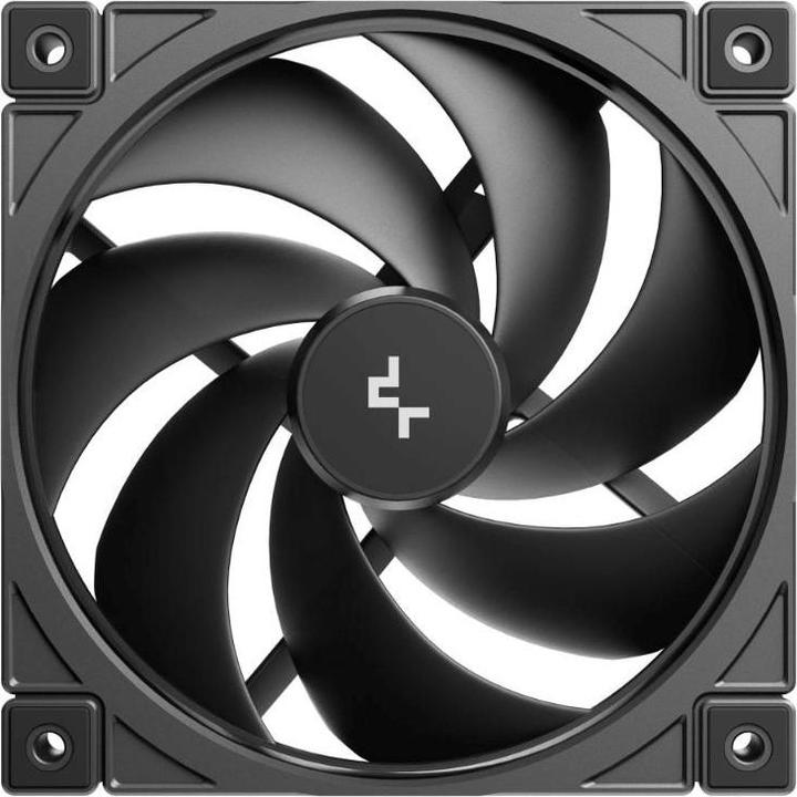 Actual product image Deepcool "K COOLER FD12 V2 120mm PC Gehäuselüfter PWM black" (120 mm, 4x)