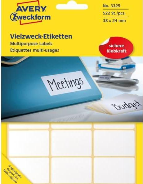 Avery Mini Organisationsetiketten