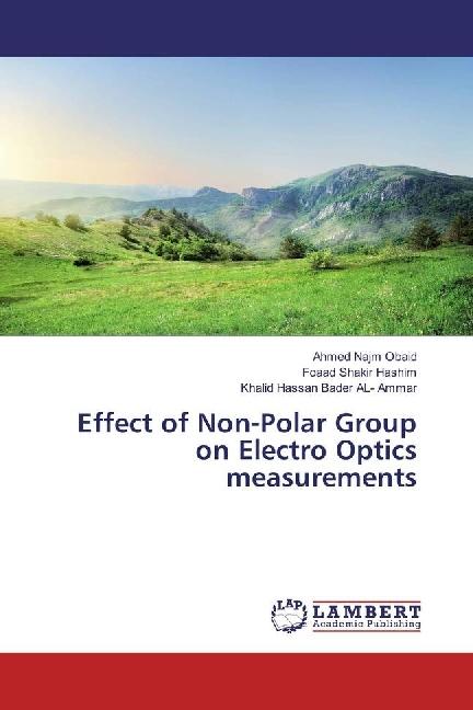 Image du produit Effect of Non-Polar Group on Electro Optics measurements (Allemand, Khalid Hassan Bader AL- Ammar, Foaad Shakir Hashim, Ahmed Najm Obaid, 2016)