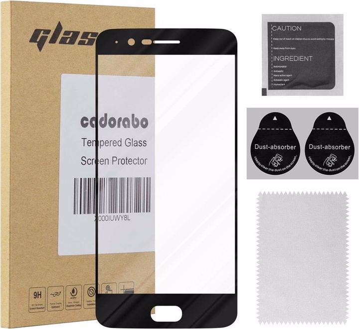 Actual product image Cadorabo Full screen display protection glass (1 Piece, OnePlus 5)