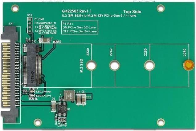 Image du produit Delock Cadre M.2 vers U.2 2.5