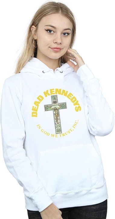 Image du produit Dead Kennedys - Sweat à capuche IN GOD WE TRUST - Femme (M)