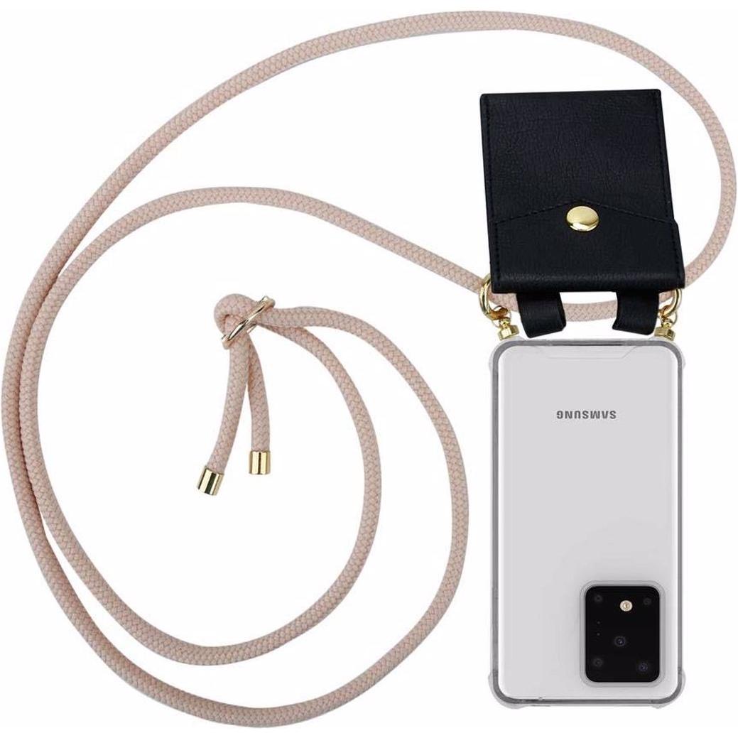 Cadorabo TPU Handy Kette GOLD Cover, Handykette, Rosa