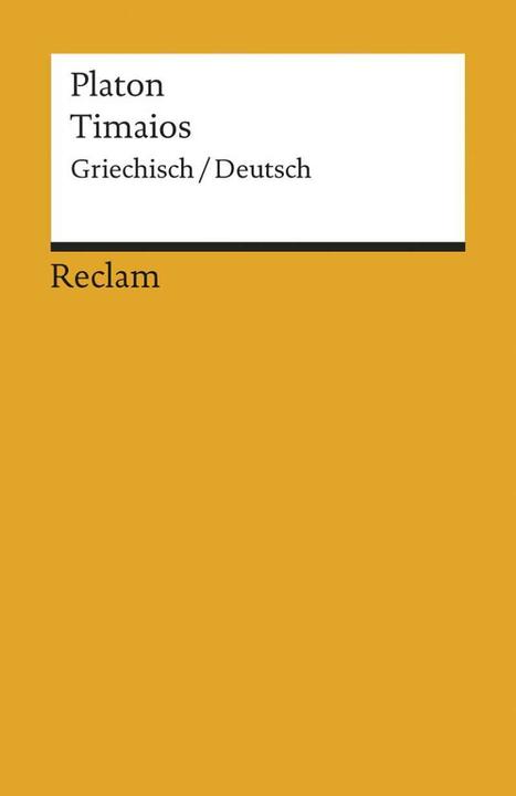 Produktbild Timaios (Deutsch, Platon, 2003)