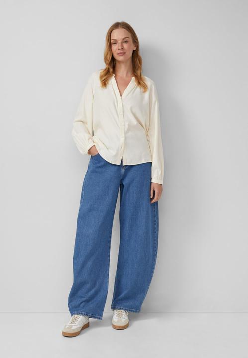 Immagine prodotto s.Oliver Bluse Flanell-Bluse im Relaxed Fit mit Raffung (32)