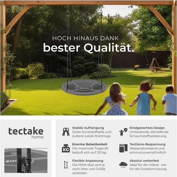 Image du produit tectake Swayer Nest Swing, hauteur réglable, 300 kg