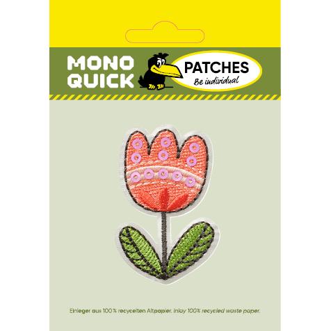 Thumbnail - Mono Quick Tulpe mit Pailletten, Applikationen, Rot, Grün