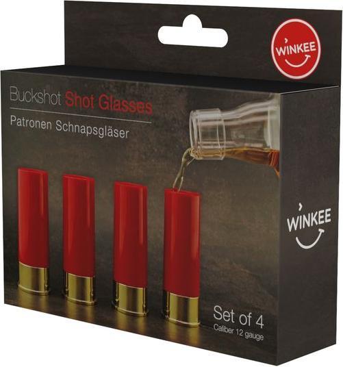 Immagine prodotto Winkee Set di bicchieri per cartucce (4 x, Bicchiere di vetro)