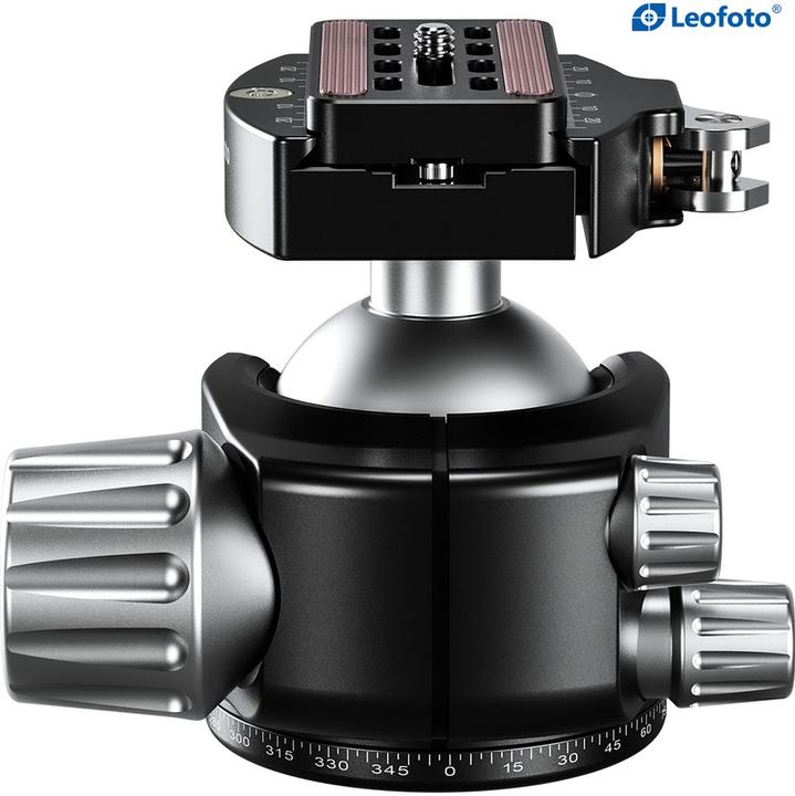 Produktbild Leofoto LH-55LR (w/ LR-70 Clamp) 55mm Low Center Of Gravity Ball Hea (2006201900) (Kugelkopf)