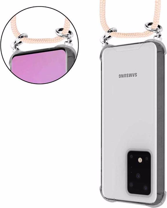 Produktbild Cadorabo TPU Handy Kette SILBER Cover