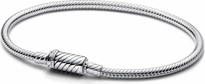 Immagine prodotto Pandora Bracciale a maglie di serpente con chiusura magnetica Moments (19 cm, Argento 925)