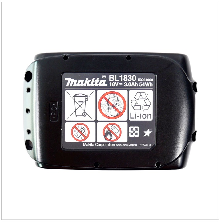 Actual product image Makita Spare battery BL1830B (18 V)
