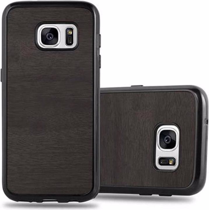 Produktbild Cadorabo TPU Wooden Cover (Samsung Galaxy S7)