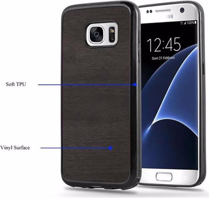 Produktbild Cadorabo TPU Wooden Cover (Samsung Galaxy S7)