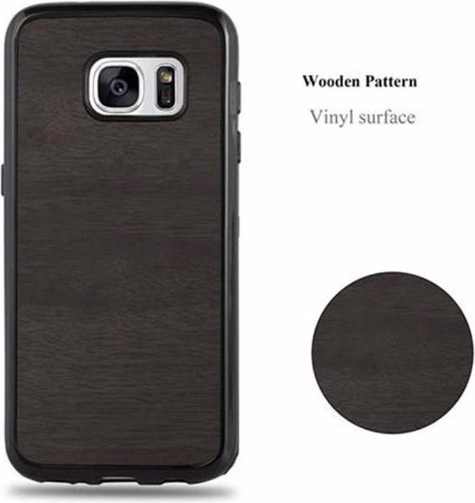 Produktbild Cadorabo TPU Wooden Cover (Samsung Galaxy S7)