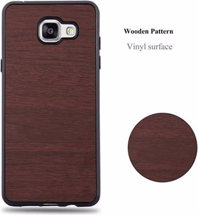 Actual product image Cadorabo TPU Wooden Cover (Samsung Galaxy A3 (2016))