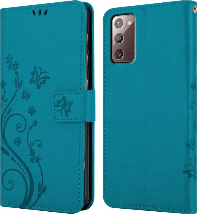 Image du produit Cadorabo Flower Book Housse pour Samsung Galaxy NOTE 20 (Samsung Galaxy Note 20)