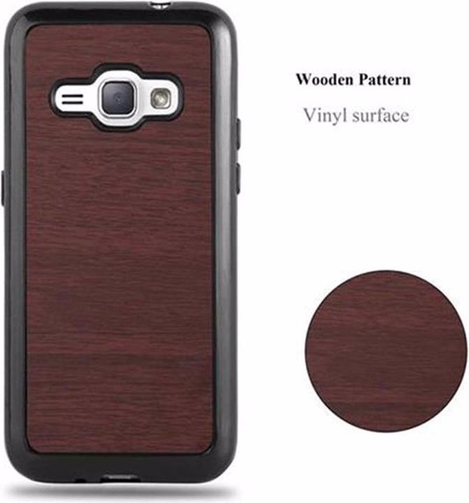 Immagine prodotto Cadorabo Copertura in legno TPU (Samsung Galaxy J1 (2016))