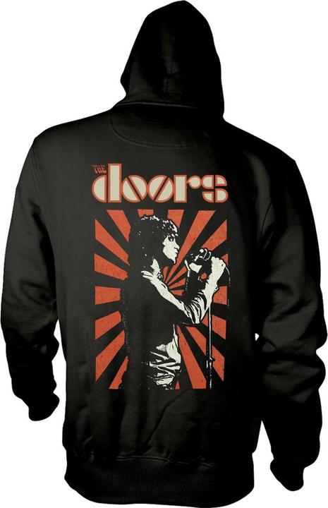 Produktbild The Doors Erwachsene Eidechsenkönig Rücken Print Full Zip Hoodie (M)