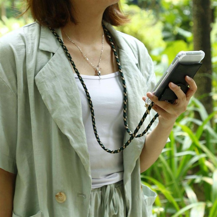 Produktbild Cadorabo TPU Handy Kette GOLD Cover