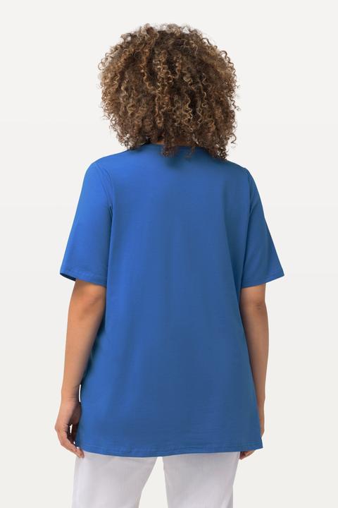 Produktbild Ulla Popken T-Shirt, A-Linie, V-Ausschnitt, Halbarm (58)