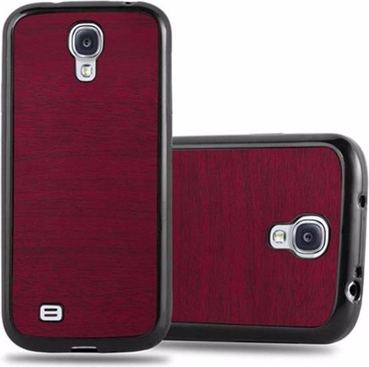 Actual product image Cadorabo TPU Wooden Cover (Samsung Galaxy S4)