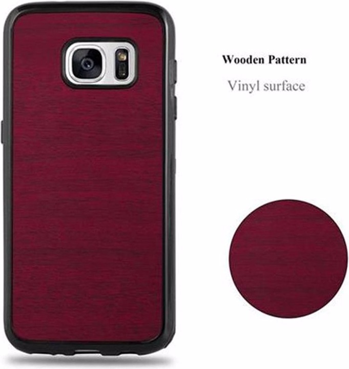 Produktbild Cadorabo TPU Wooden Cover (Samsung Galaxy S7)