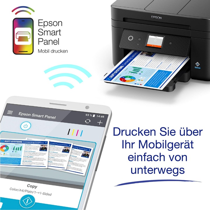 Actual product image Epson WorkForce WF-2960DWF (Ink, Colour)