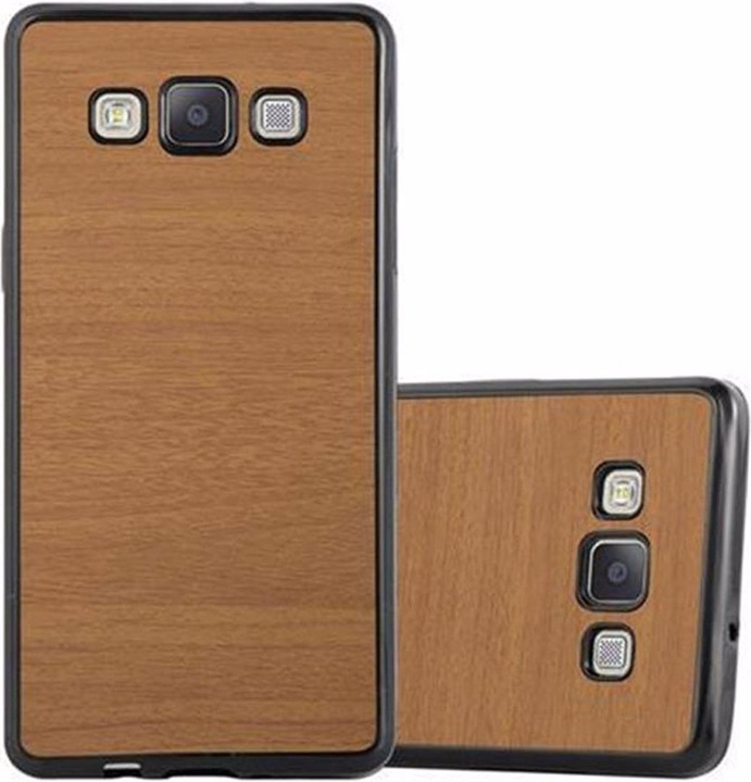Actual product image Cadorabo TPU Wooden Cover (Samsung Galaxy J5 (2015))