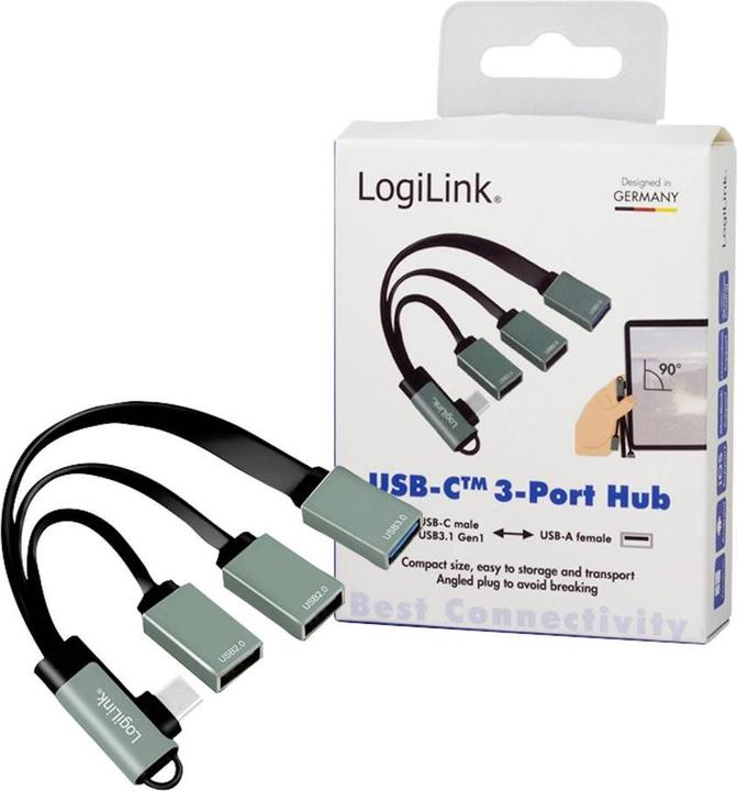 Produktbild LogiLink USB-C-Hub (USB-C, 3 Ports)