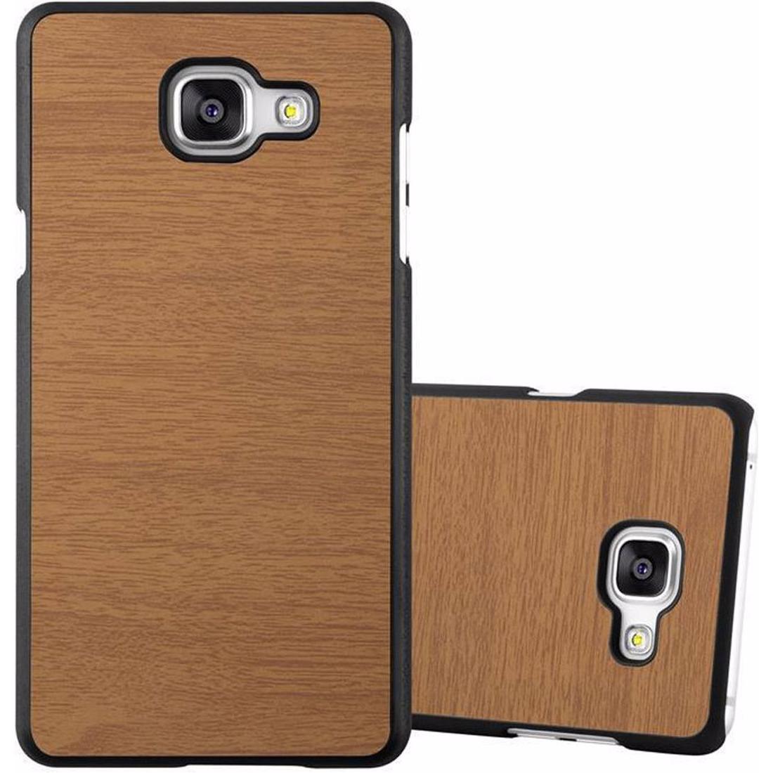 Thumbnail - Cadorabo TPU Wooden Cover (Samsung Galaxy A5 (2016)), Smartphone Hülle, Braun