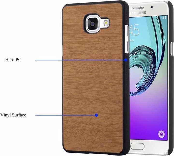 Produktbild Cadorabo TPU Wooden Cover (Samsung Galaxy A5 (2016))