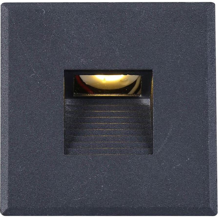 Thumbnail - Isoled, Wandleuchte + Deckenleuchte, Cover Schwarz Eckig Typ 2 für LED Wandeinbauleuchte Sys-Wall68
