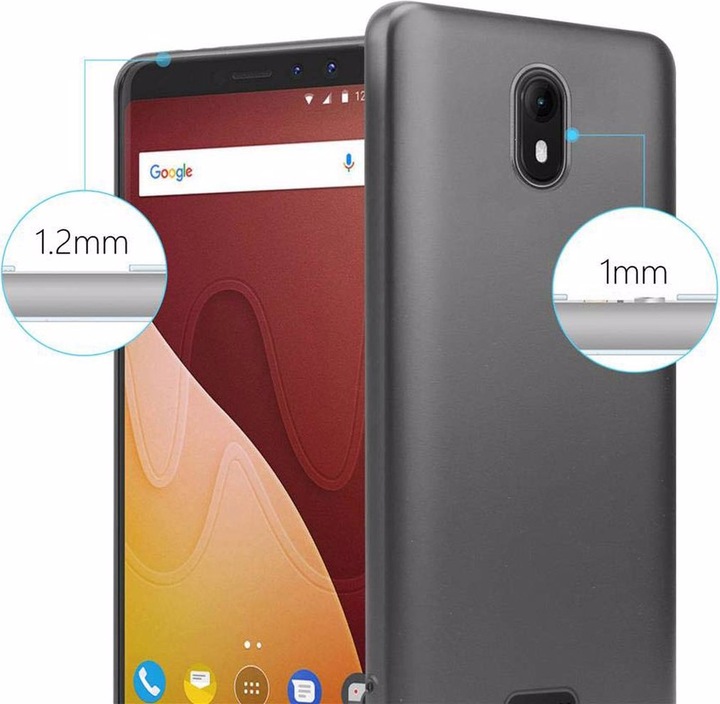 Produktbild Cadorabo TPU Matt Metallic Cover (Wiko View Go)