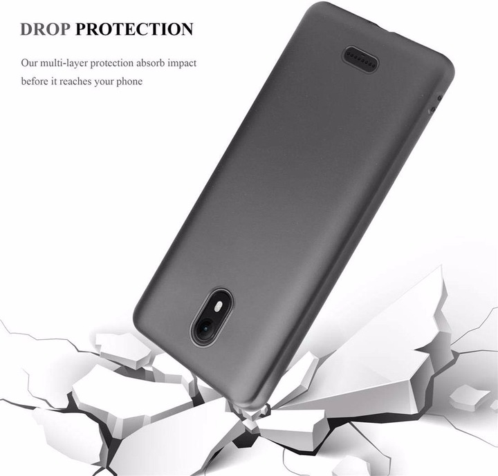 Produktbild Cadorabo TPU Matt Metallic Cover (Wiko View Go)
