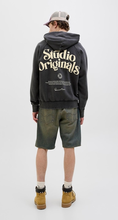 Produktbild Jack & Jones Rückenprint Kapuzenpullover Kapuzenpullover (XXL)