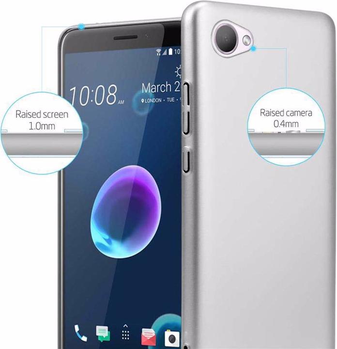 Actual product image Cadorabo Hard Cover Matt Metal Cover (HTC Desire 12)