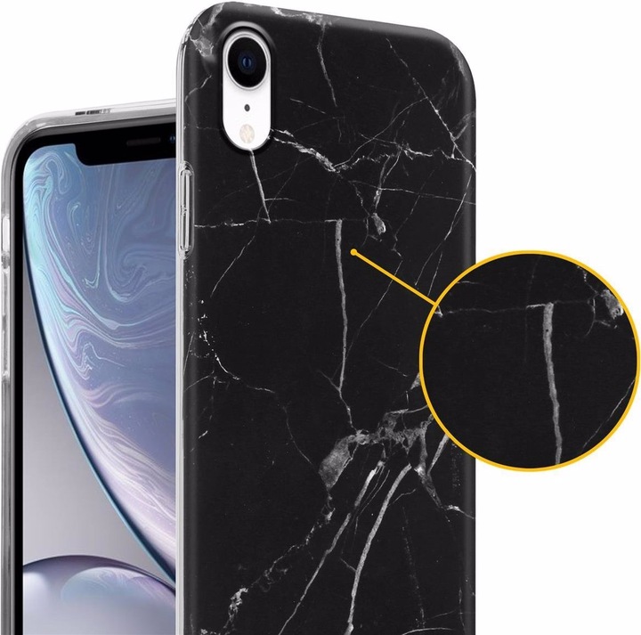 Produktbild Cadorabo IMD TPU Bunter Marmor Cover (Apple iPhone XR)