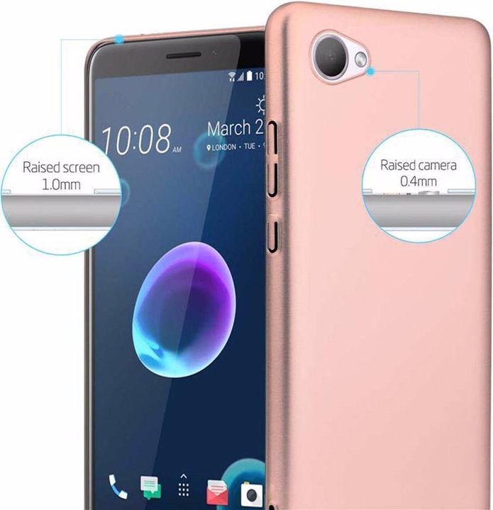 Produktbild Cadorabo Hard Cover Matt Metall Cover (HTC Desire 12)
