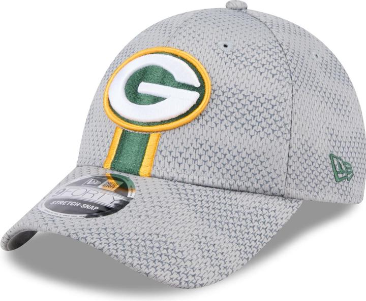 Actual product image New Era 9Forty Stretch Cap SIDELINE Green Bay Packers grey (One size)